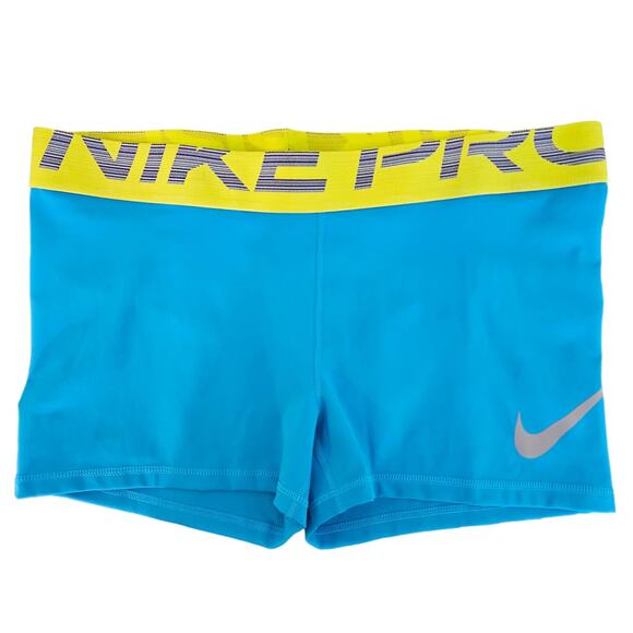 Nike Pro Training Athletic 3" Blue Graphic Short | Women's XXL - Picture 1 of 10